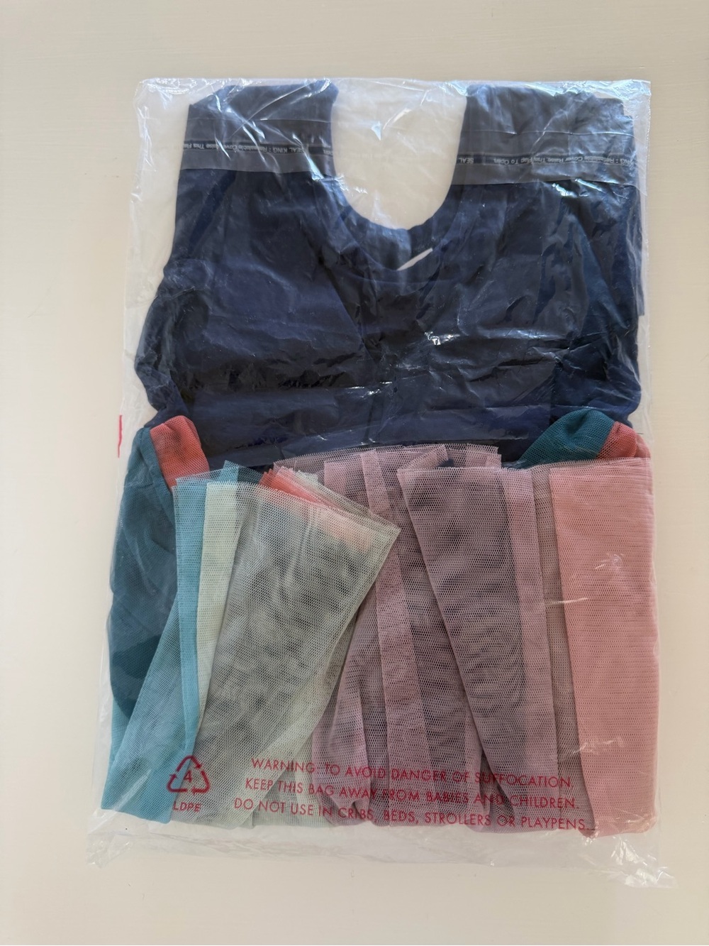 Hanna Andersson Long Sleeve Tulle Rainbow Dress 3T — Brand New - Picture 3 of 3